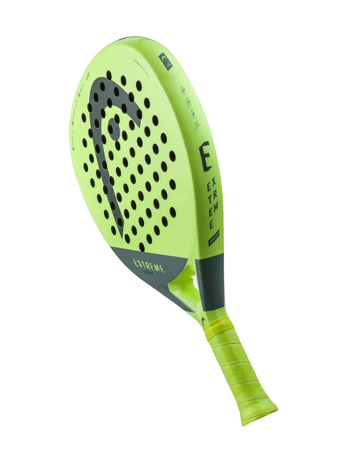 Head Extreme Junior 2023 Padel Racquet, Green, side view