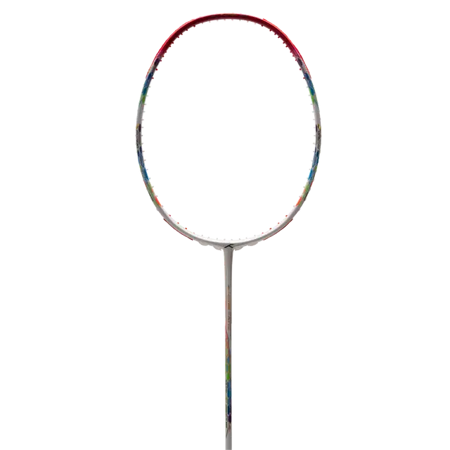Hundred Flutter 7 Attack 4U Badminton Racket - White/Red Badminton Rackets Hundred