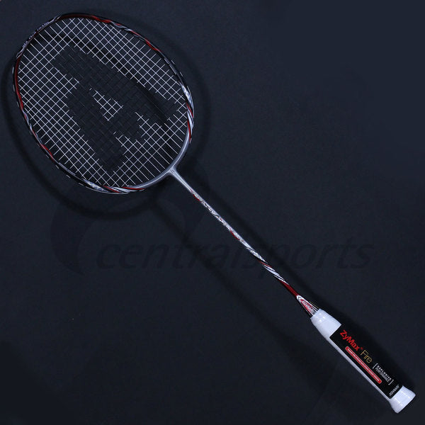 Ashaway Superlight 7 Hex Badminton Racket - Silver/Red Badminton Rackets Ashaway