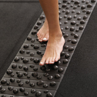 Fitness Mad Acupressure Massage Mat FACUMAT (Black), back view