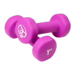 Fitness Mad Neoprene Dumbbells Purple FDBELL1 Exercise & Fitness Fitness Mad