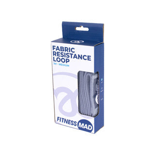 Fitness Mad Fabric Resistance Loop FFABRICRL Medium (Grey) Exercise & Fitness Fitness Mad