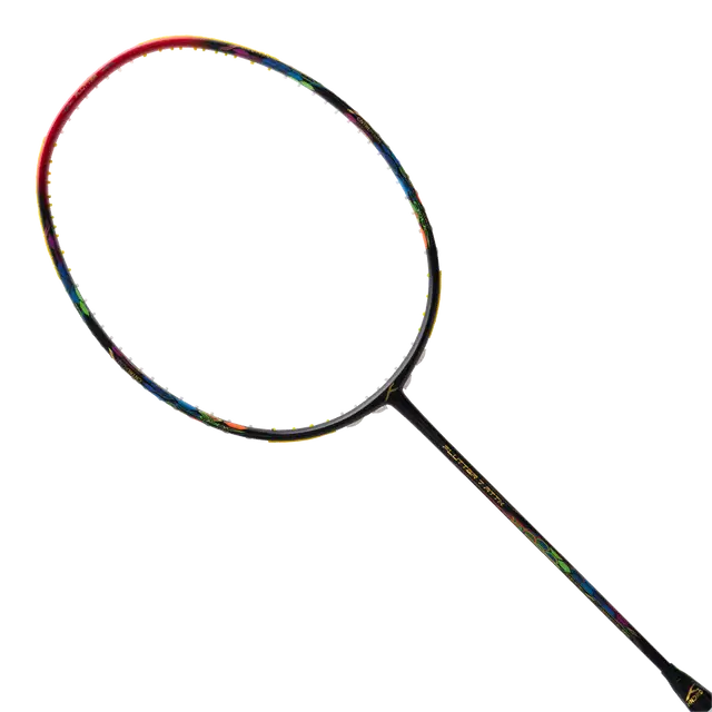 Hundred Flutter 7 Attack 4U Badminton Racket - Black/Red Badminton Rackets Hundred