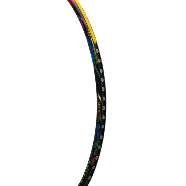 Hundred Flutter 7 Attack 4U Badminton Racket - Black/Red Badminton Rackets Hundred