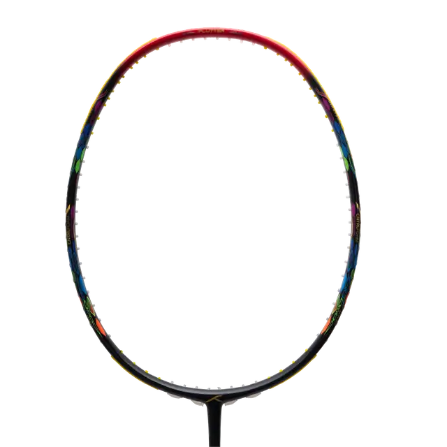 Hundred Flutter 7 Attack 4U Badminton Racket - Black/Red Badminton Rackets Hundred