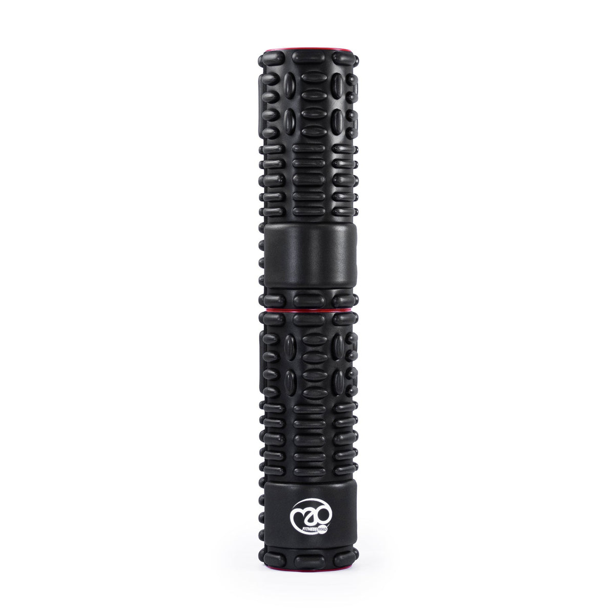 Fitness Mad 60cm Twin Vari-Massage Foam Roller - Black Accessories Fitness Mad