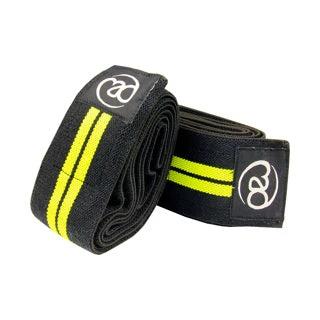 Fitness Mad FM (FSUPPORTKNEE) Weight lifting knee support Wraps (Black) Exercise & Fitness Fitness Mad