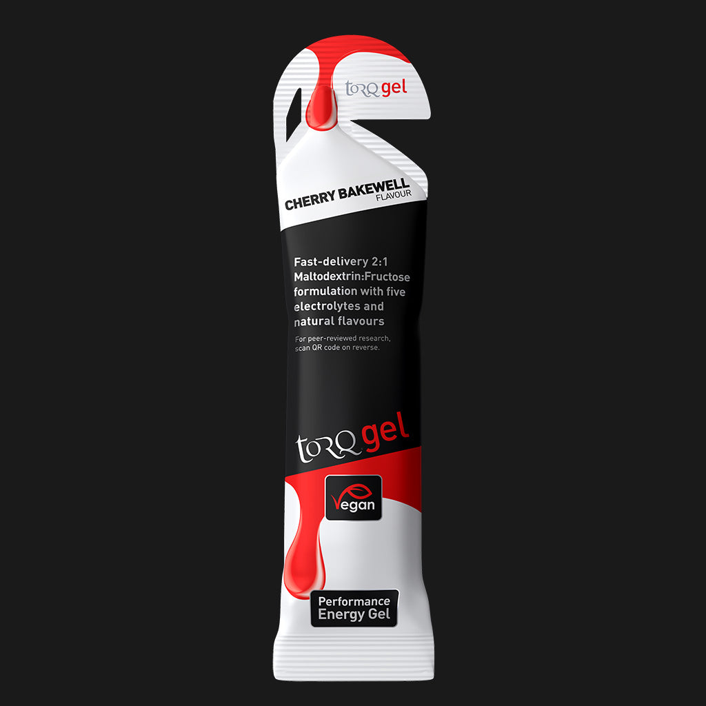 Torq Energy Gels (Single) Cherry Bakewell Cherry Bakewell Clearance Torq
