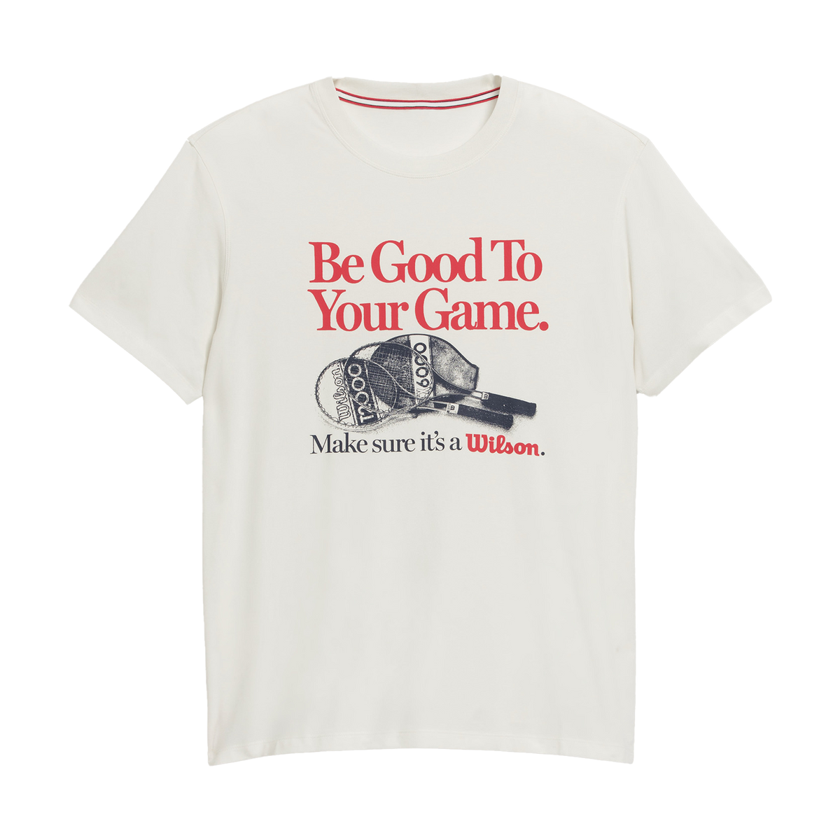 Wilson Easy Street T-Shirt Men, Sandrift, front view