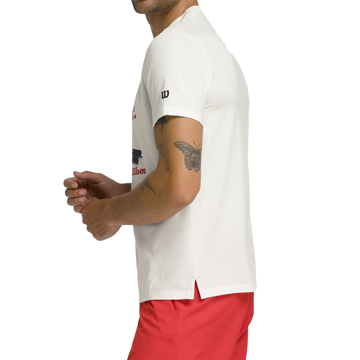 Wilson Easy Street T-Shirt Men, Sandrift, side view