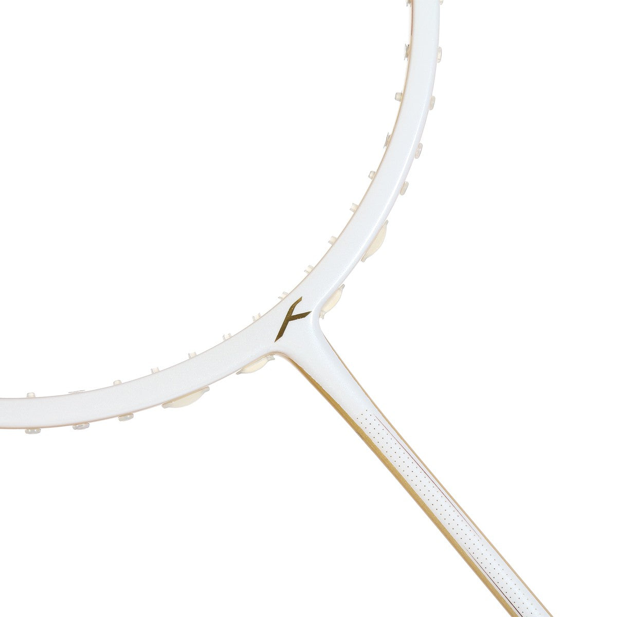 Hundred Ioniq 100 4U Badminton Racket - White/Gold White Gold 4U6 Badminton Rackets Hundred