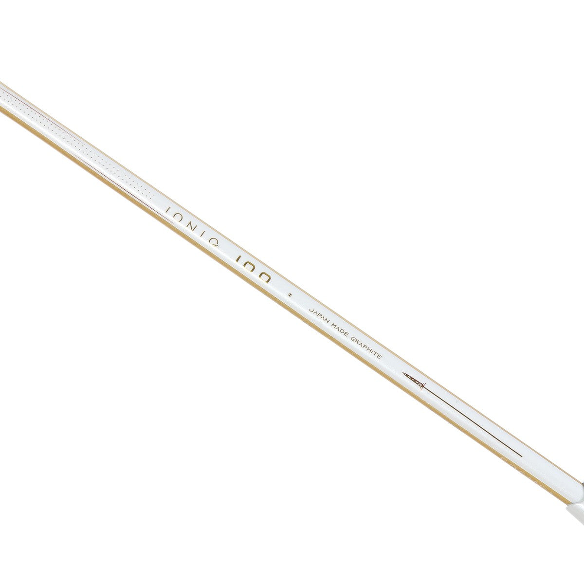 Hundred Ioniq 100 4U Badminton Racket - White/Gold Badminton Rackets Hundred