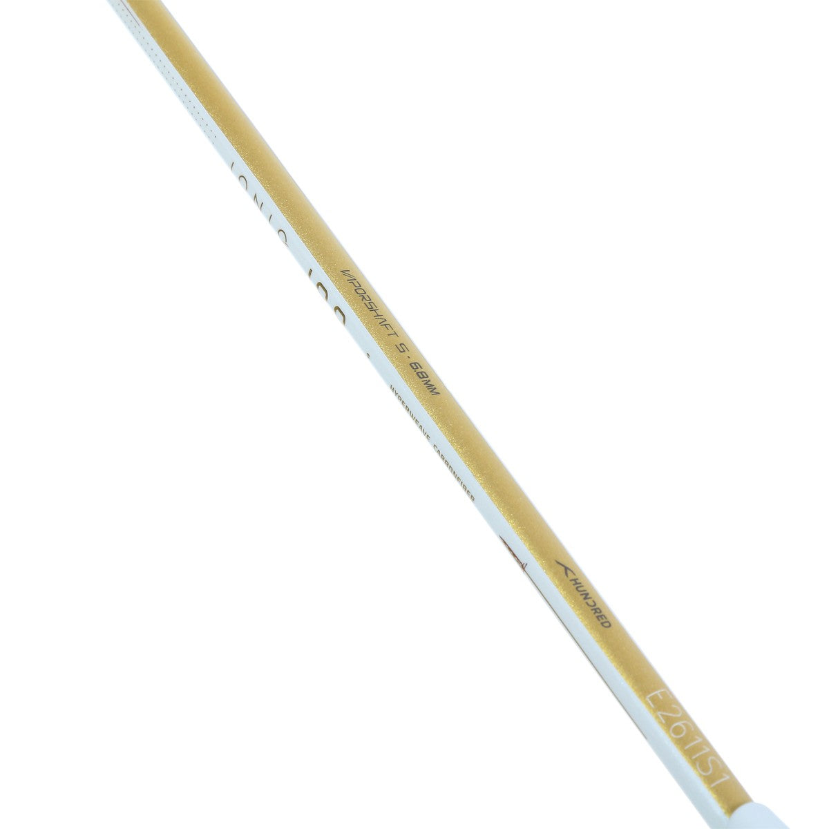 Hundred Ioniq 100 4U Badminton Racket - White/Gold Badminton Rackets Hundred