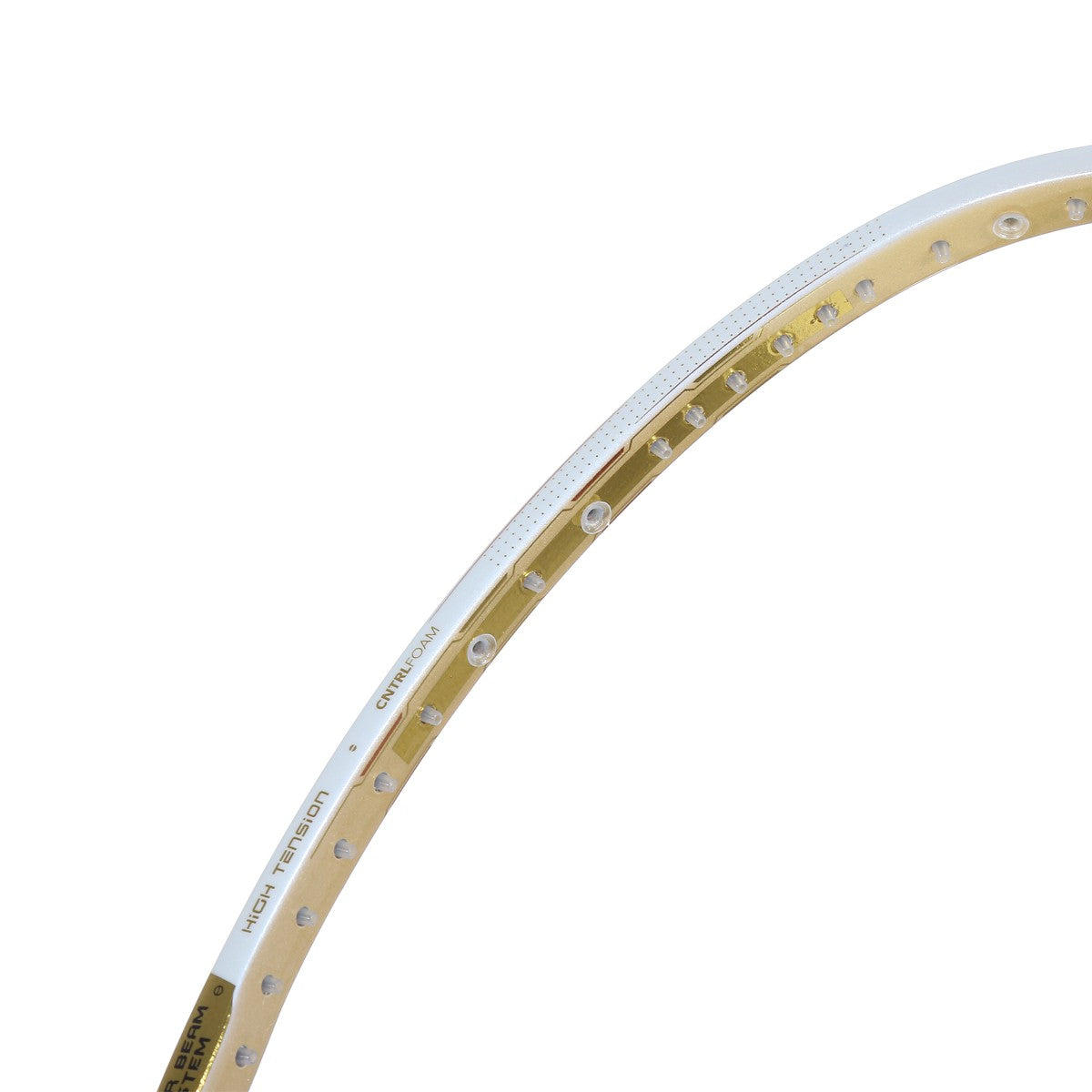 Hundred Ioniq 100 4U Badminton Racket - White/Gold Badminton Rackets Hundred