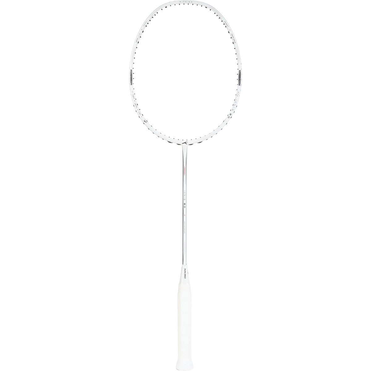Hundred Ioniq 80 4U Badminton Racket - White/Black Badminton Rackets Hundred