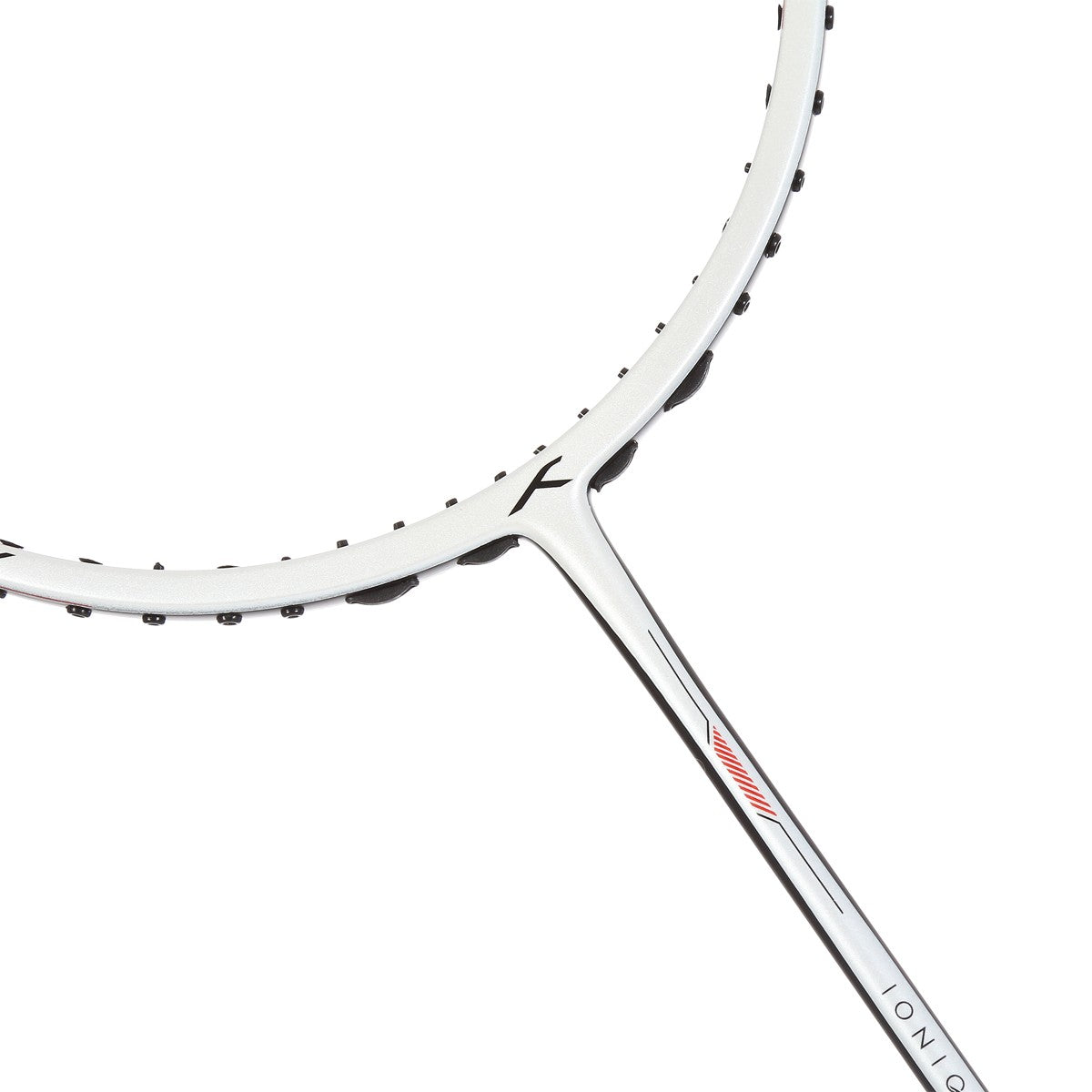 Hundred Ioniq 80 4U Badminton Racket - White/Black White Black 4U6 Badminton Rackets Hundred