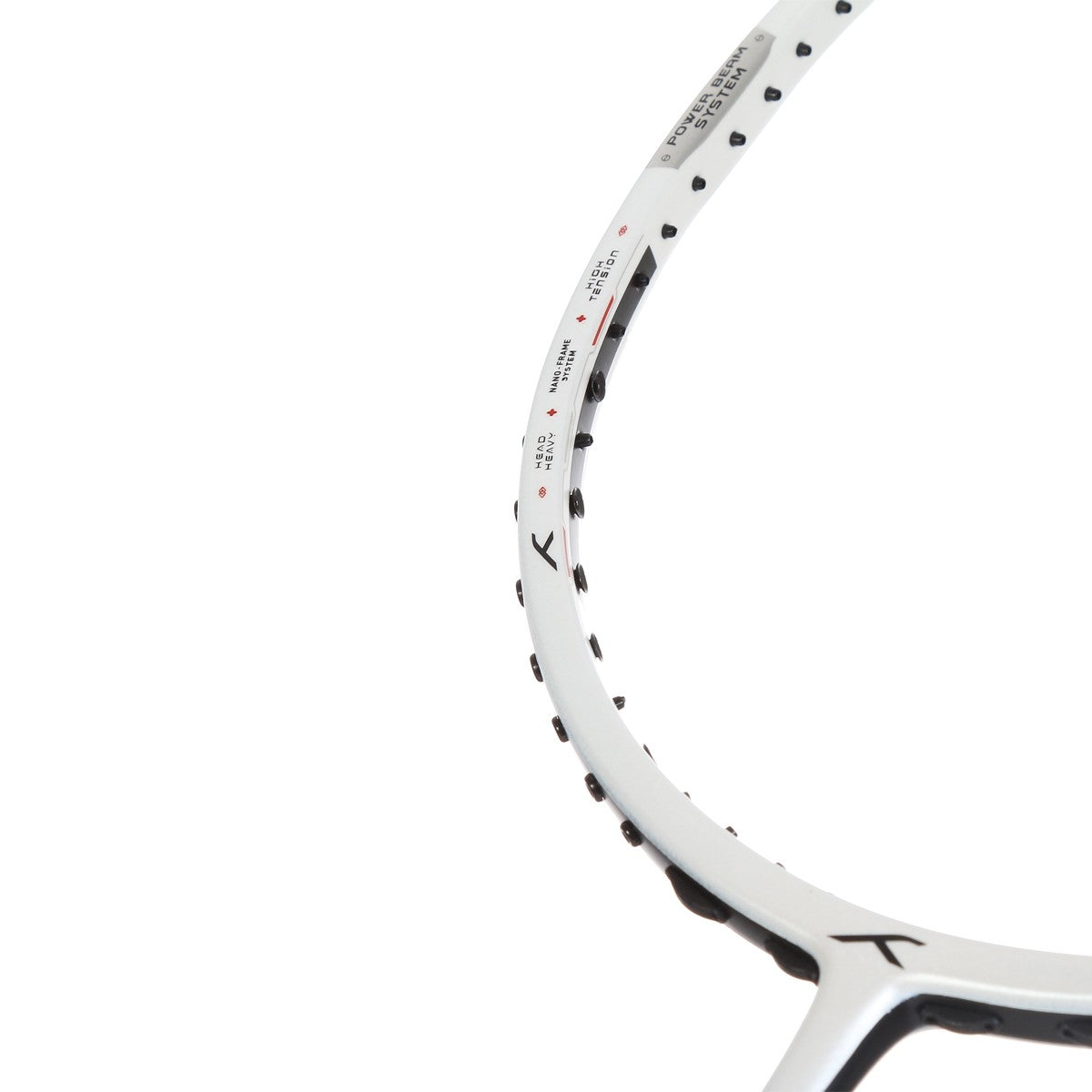 Hundred Ioniq 80 4U Badminton Racket - White/Black Badminton Rackets Hundred