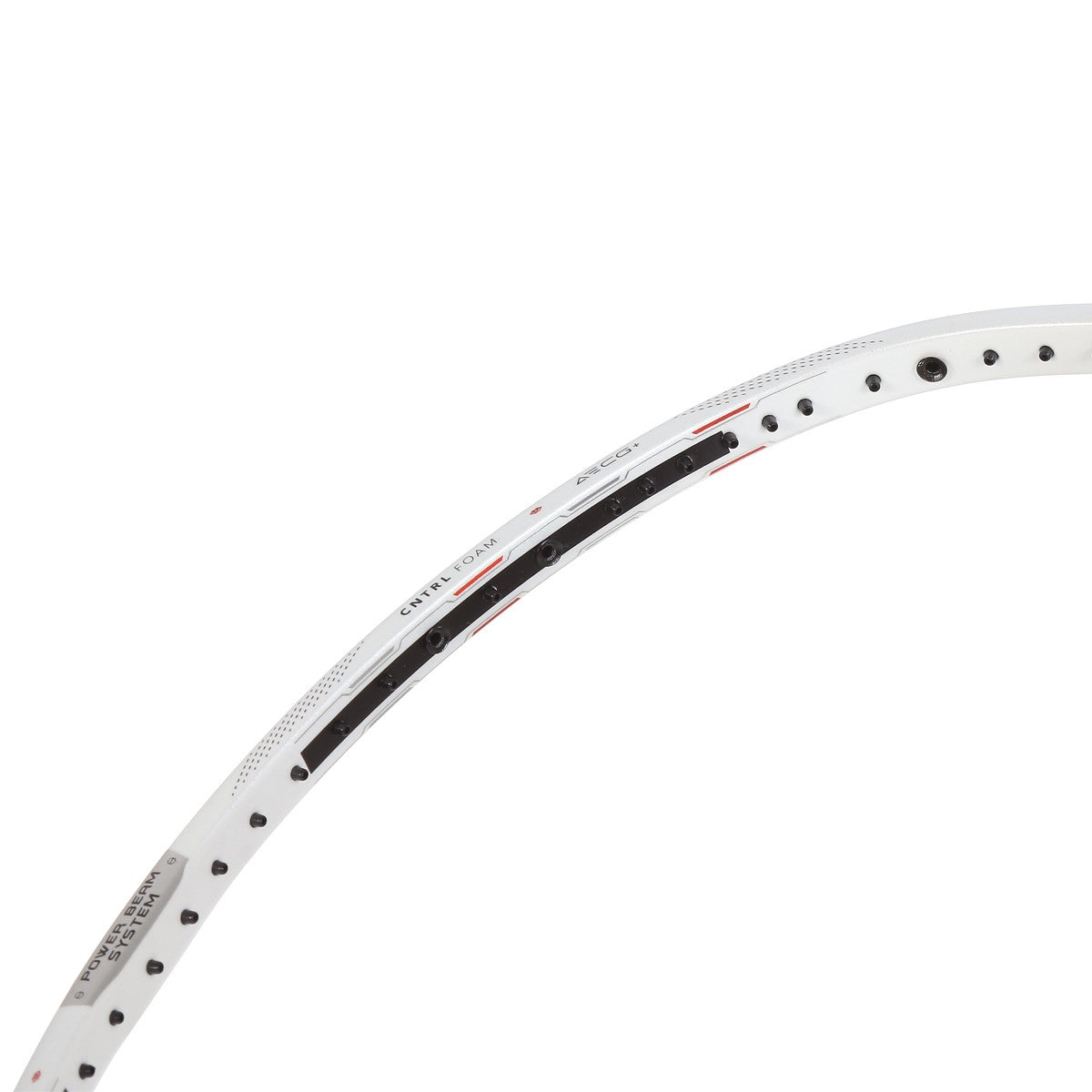 Hundred Ioniq 80 4U Badminton Racket - White/Black Badminton Rackets Hundred