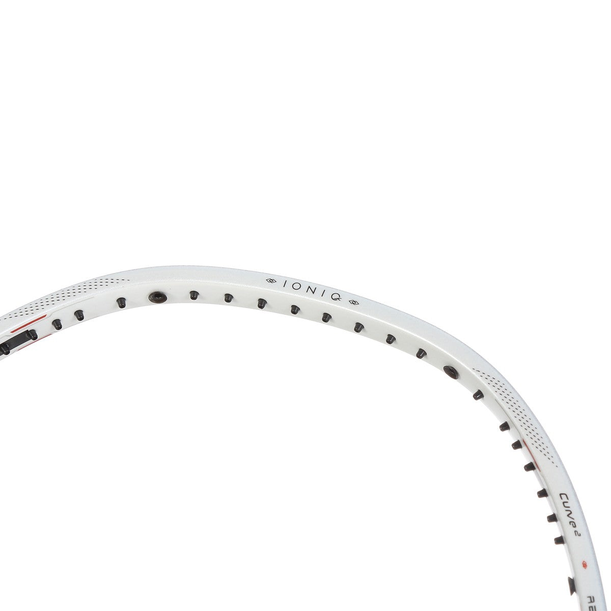 Hundred Ioniq 80 4U Badminton Racket - White/Black Badminton Rackets Hundred