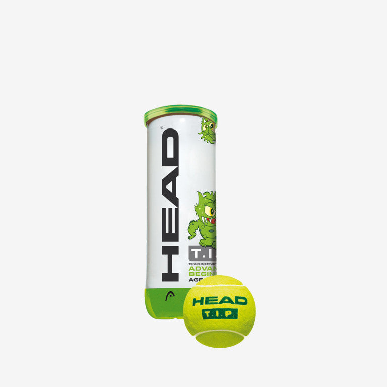 Head Tip Green 3 ball tube 578133 One Size GREEN Tennis Balls Head
