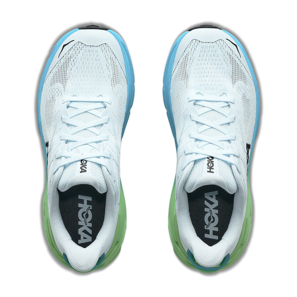 Hoka Challenger 8 Running Shoe Women, Glimmering Blue/Tart Purple, close-up detail
