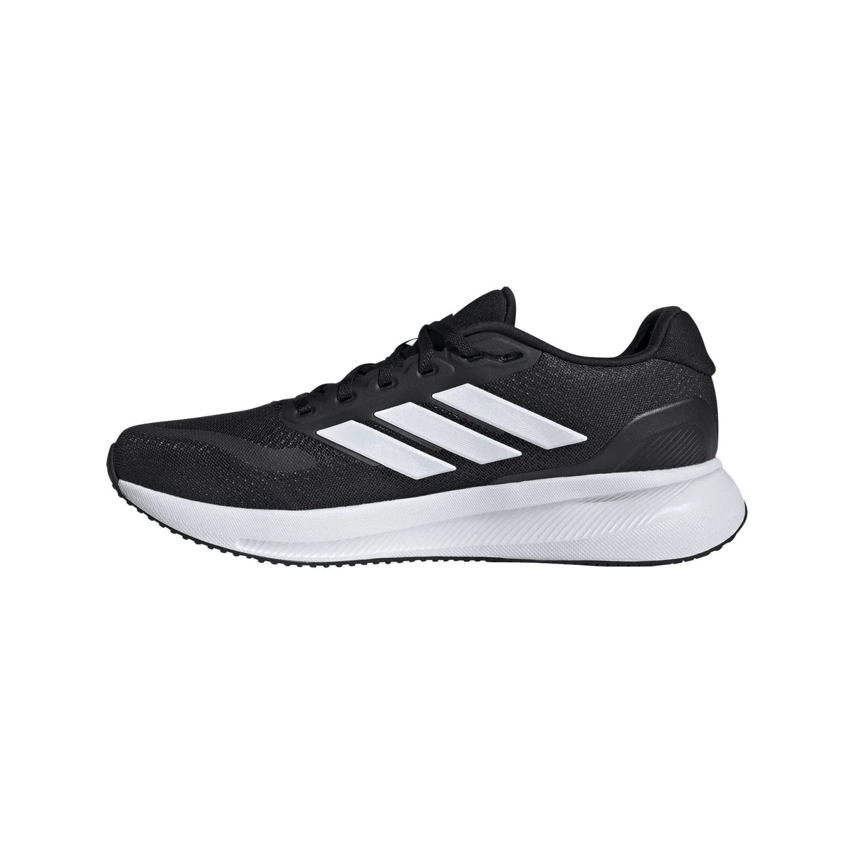 Adidas Runfalcon 5 Running Shoes Men, Black/White, back view
