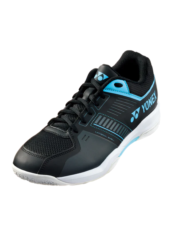 Yonex Strider Flow Wide Badminton Shoes Men (Black/Blue) Badminton Shoes Yonex