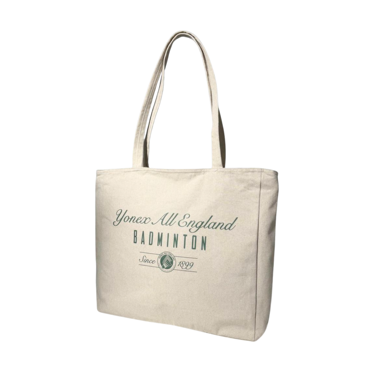 Yonex All England 1899 Luxury Zip-Top Tote Bag Oatmeal One Size Accessories Yonex