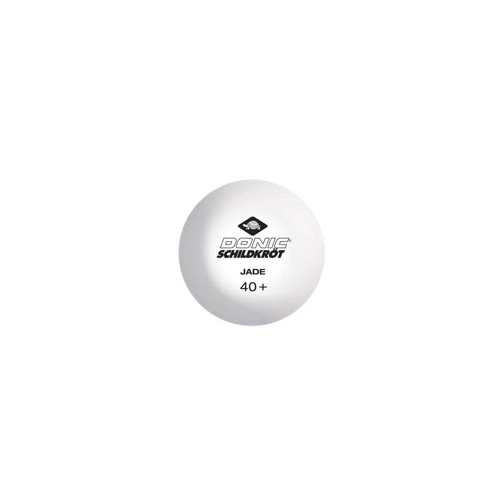 Donic-Schildkort Jade Poly 40+ Training Table Tennis Ball 144pcs, White, back view