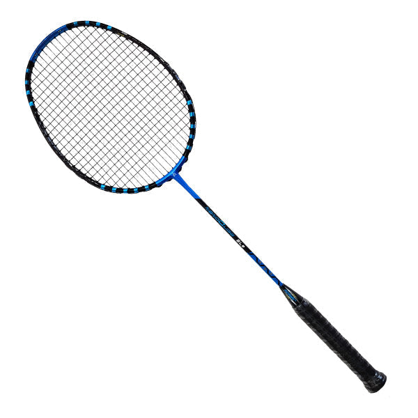 Ashaway NanoQube SLe Badminton Racket (Strung), Blue, back view