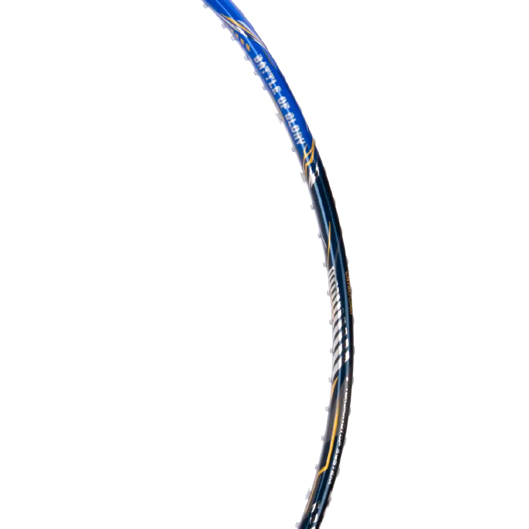 Hundred Battle 600 4U Badminton Racket - Navy/Blue/Silver