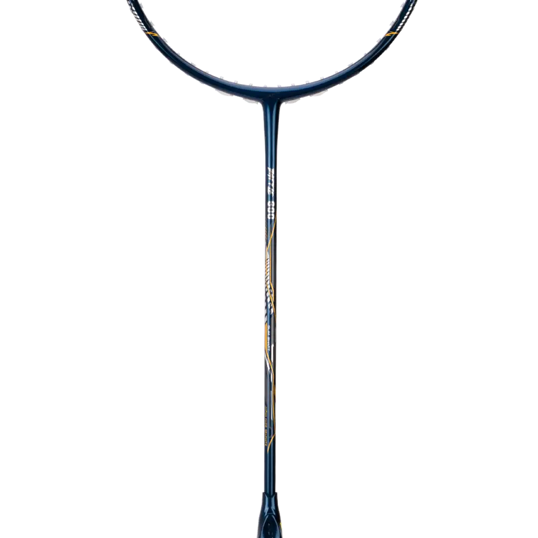 Hundred Battle 600 4U Badminton Racket - Navy/Blue/Silver Navy Blue Silver 4U6 Badminton Rackets Hundred