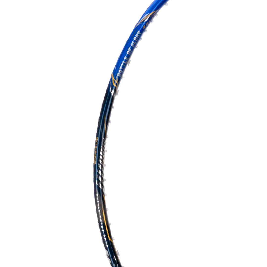 Hundred Battle 600 4U Badminton Racket - Navy/Blue/Silver