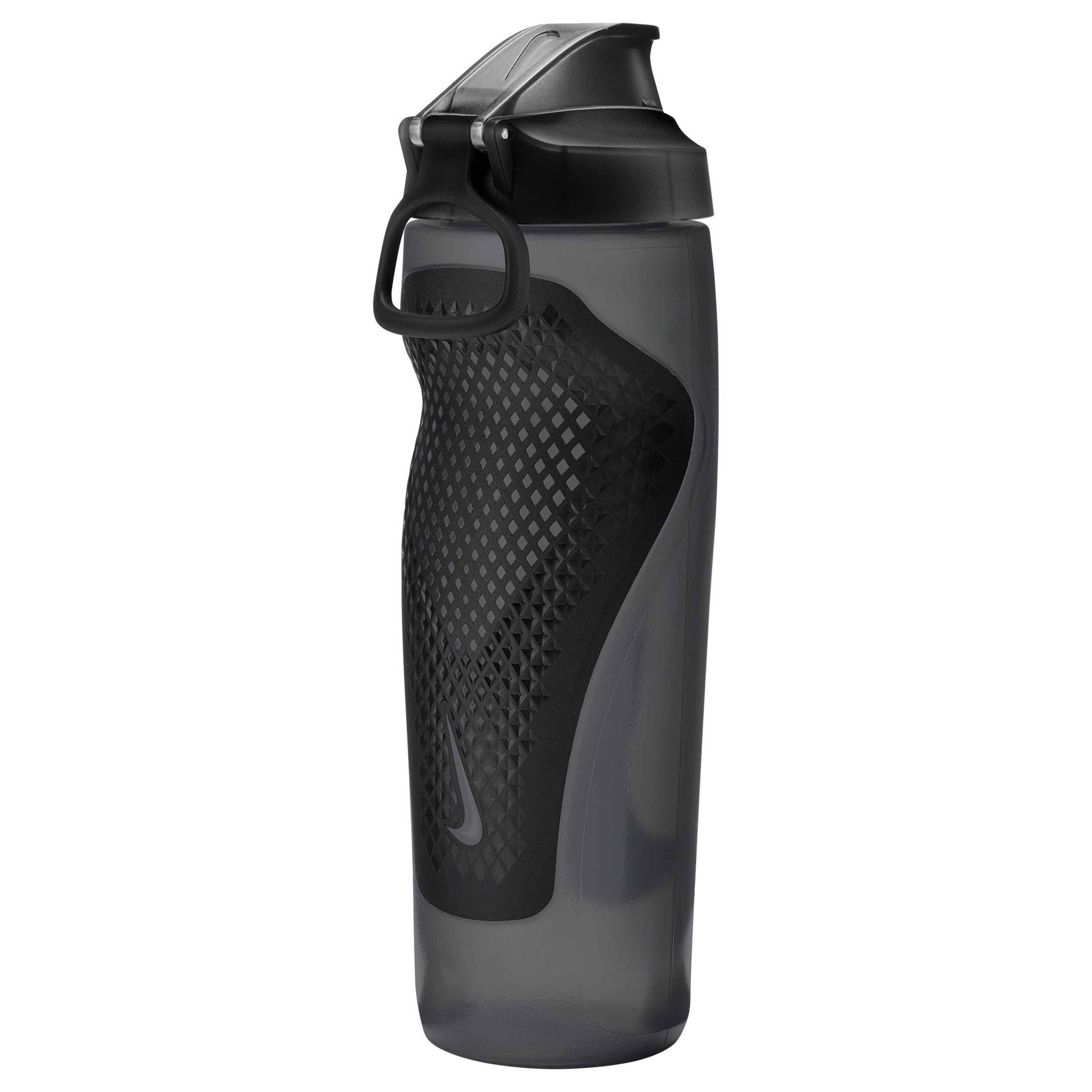 Nike Refuel Bottle Locking Lid 24oz - Black/Silver Accessories Nike