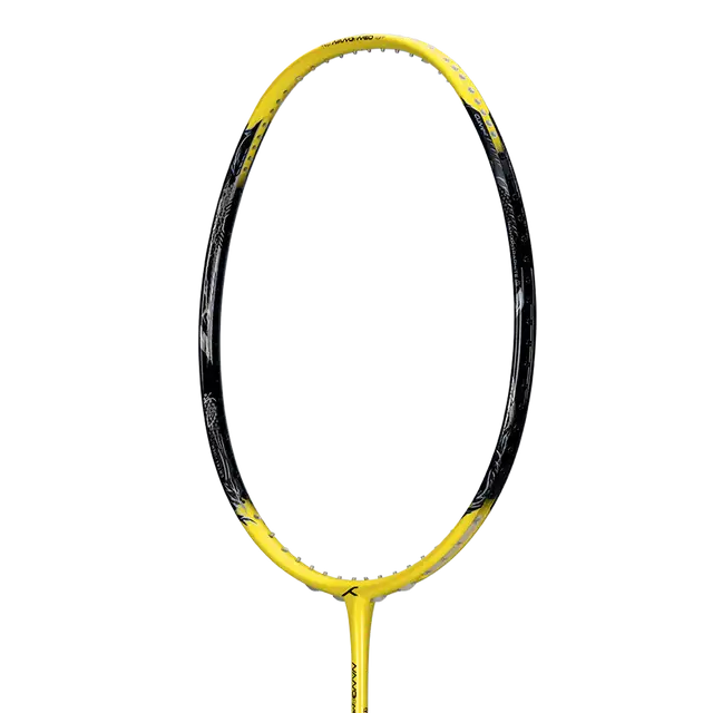 Hundred Nano Neo 7000 5U Badminton Racket - Yellow/Black Badminton Rackets Hundred
