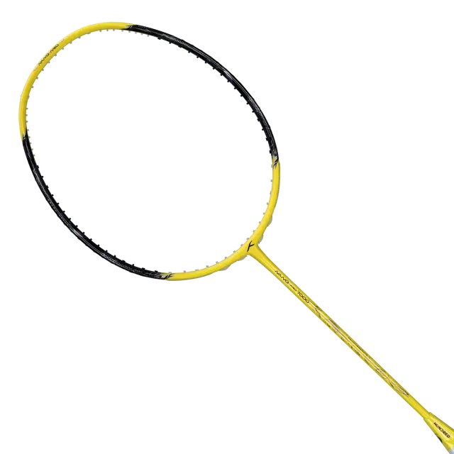 Hundred Nano Neo 7000 5U Badminton Racket - Yellow/Black Badminton Rackets Hundred