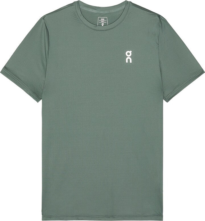 On Running Core-T Performance Running T-Shirt Men - Olive Olive Clothing On Running