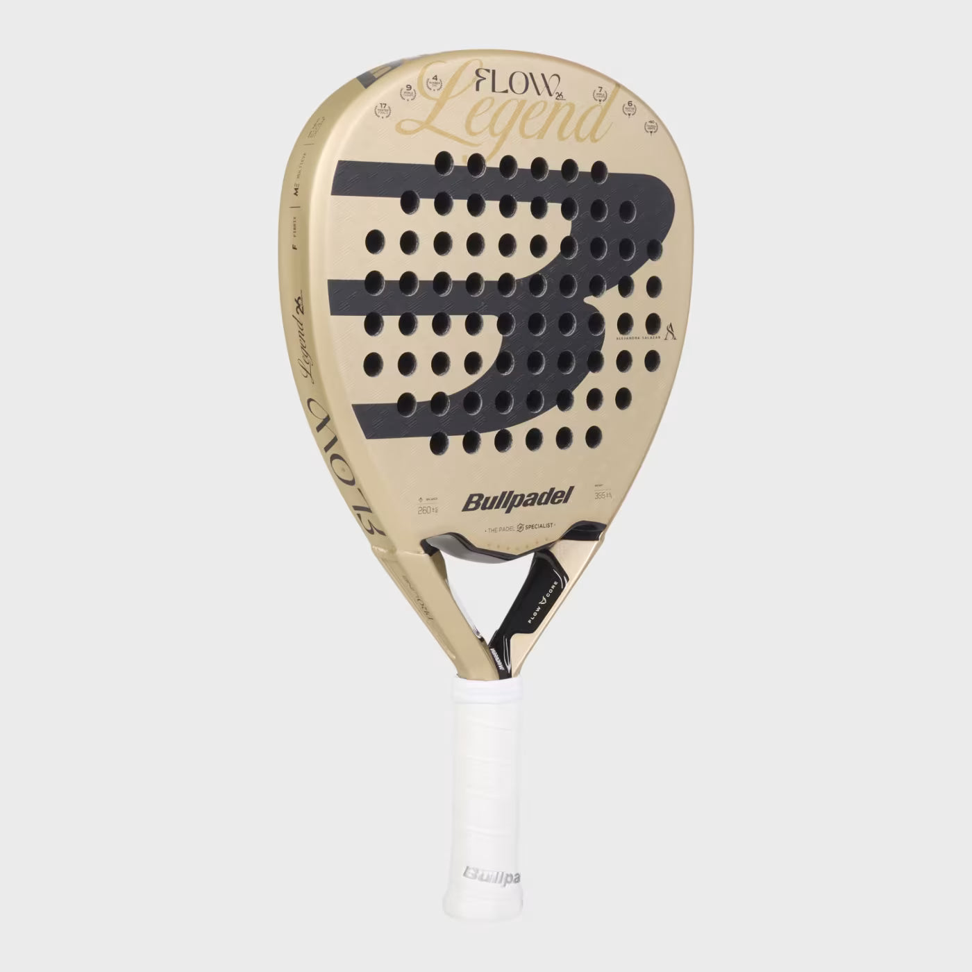 Bullpadel Flow 27 Padel Racket - Gold DQ89