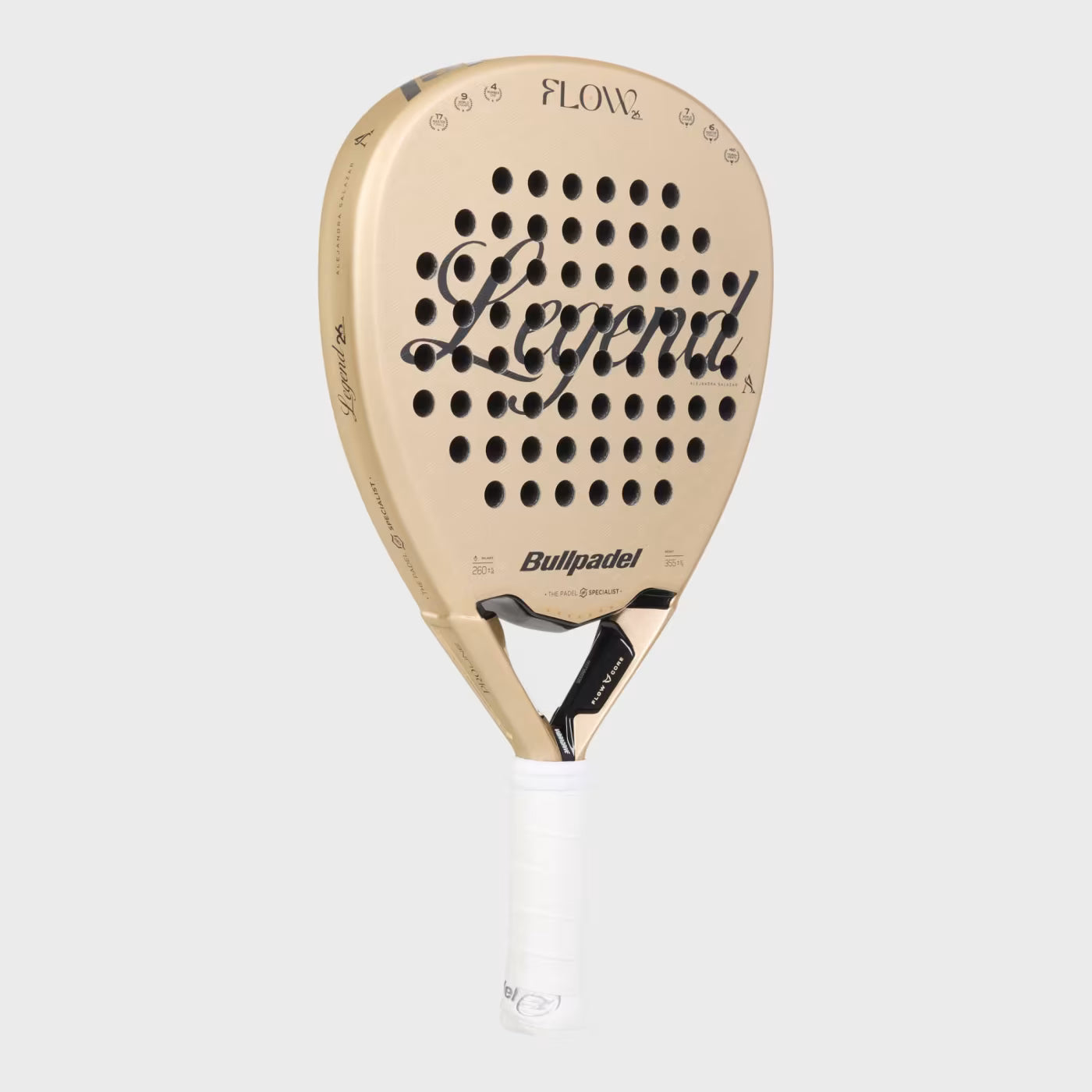 Bullpadel Flow 27 Padel Racket - Gold DQ89