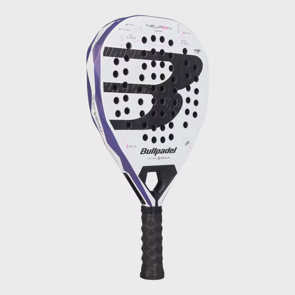 Bullpadel Neuron 02 Edge 27 Padel Racket - Purple DQ84