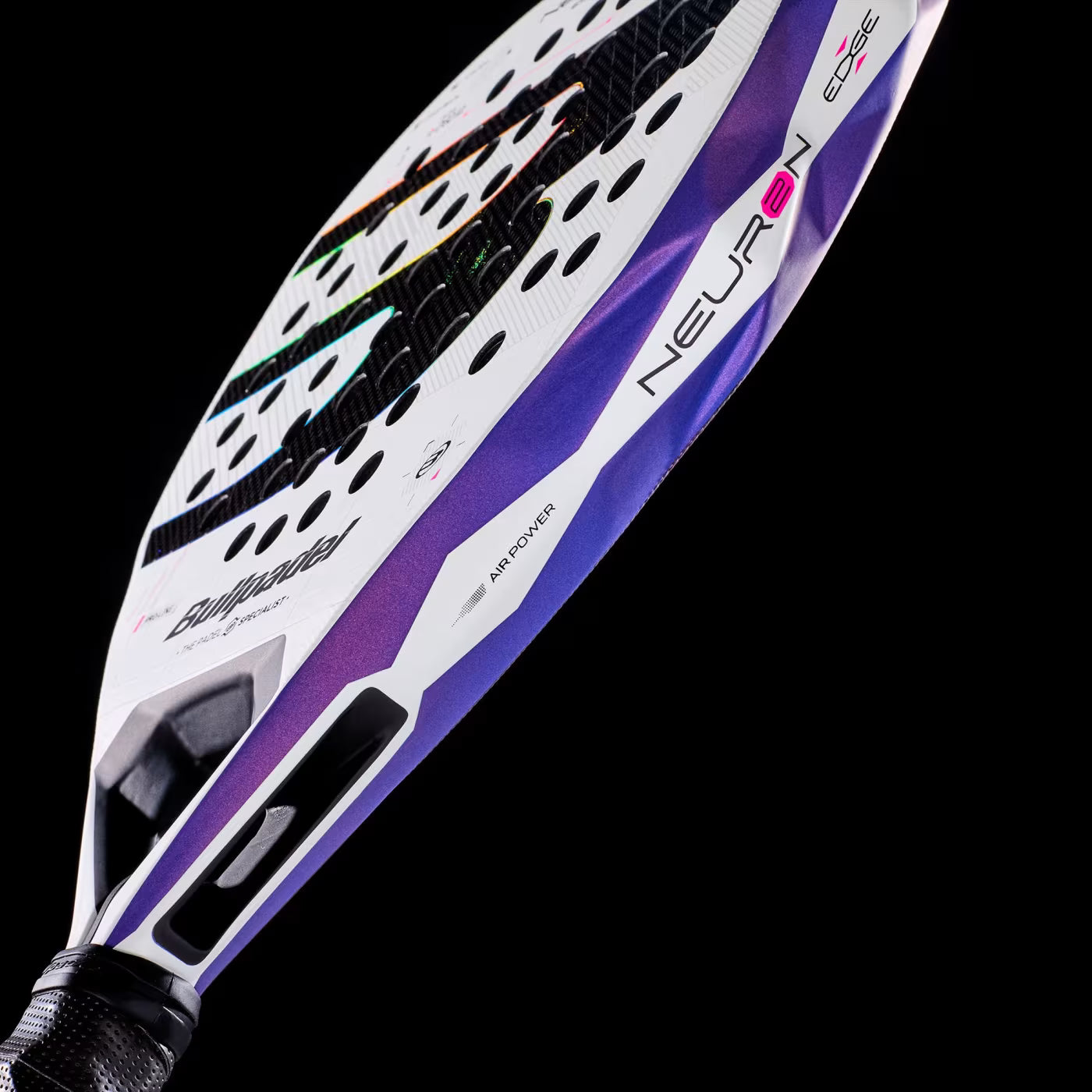 Bullpadel Neuron 02 Edge 27 Padel Racket - Purple DQ84