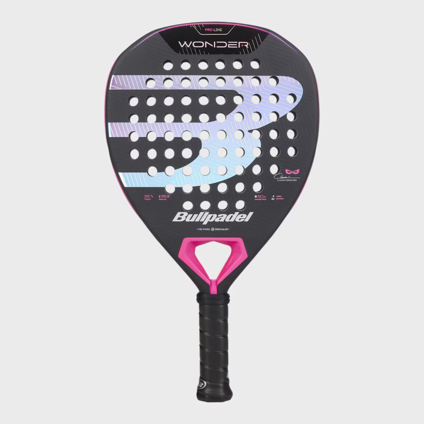 Bullpadel Wonder 27 Padel Racket - Black DQ92