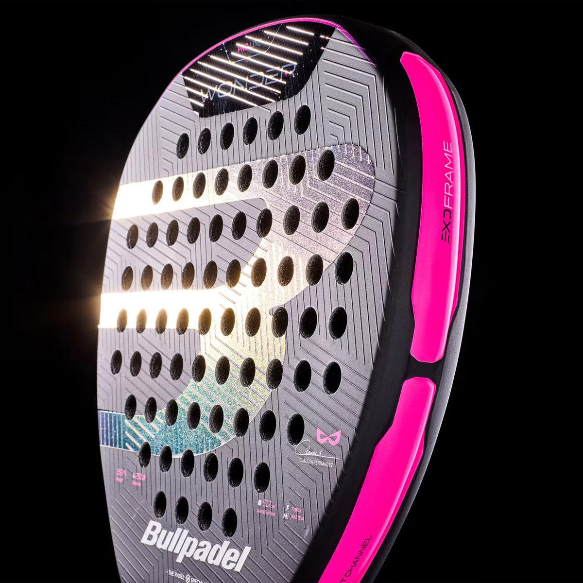 Bullpadel Wonder 27 Padel Racket - Black DQ92