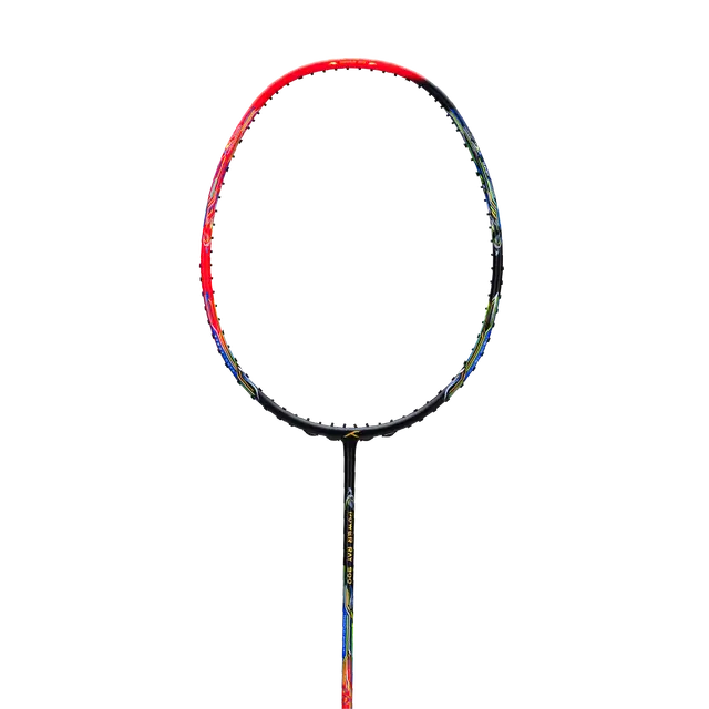 Hundred Power Ray 900 5U Badminton Racket - Black/Red Badminton Rackets Hundred