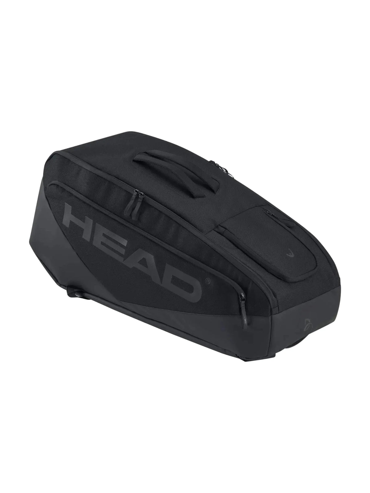 Head Pro X Racquet Bag L, Black, back view