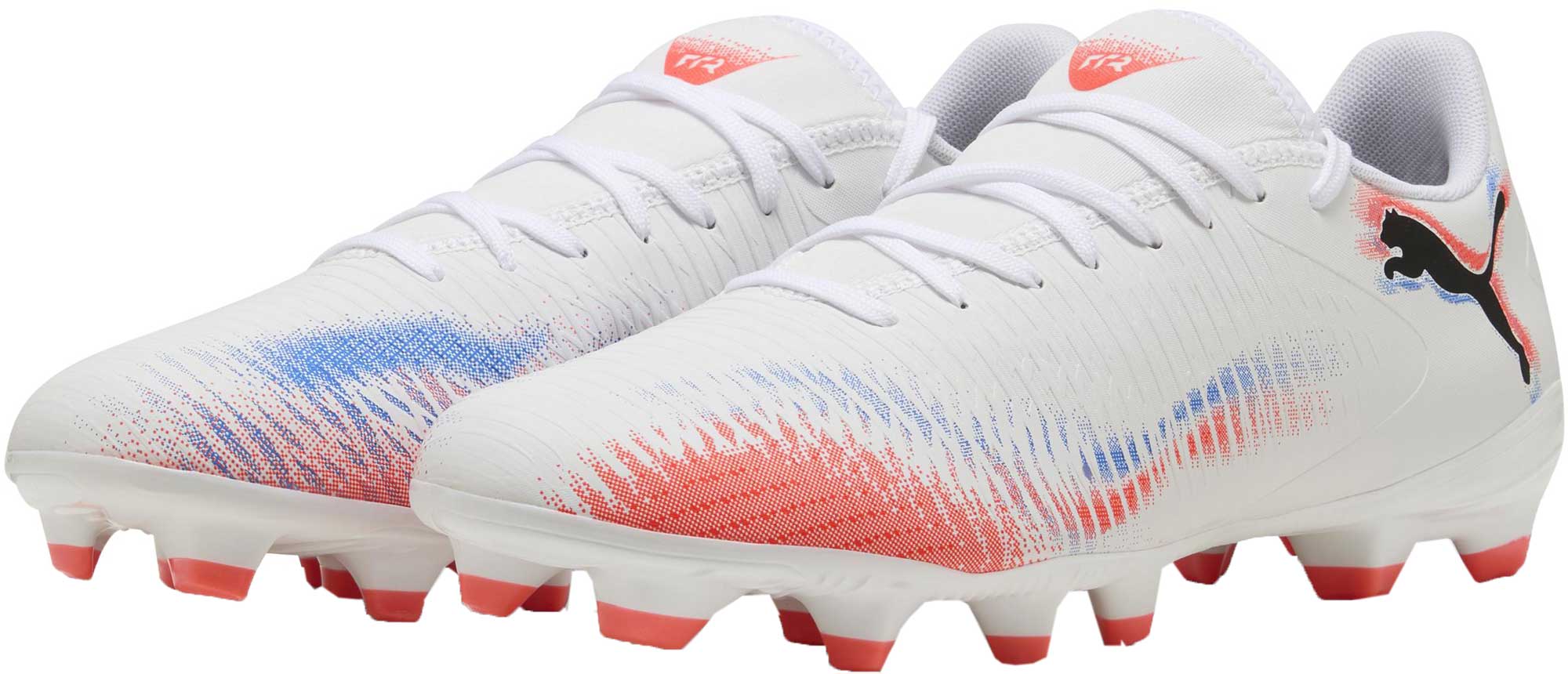 Puma Future 8 Play FG/AG Football Boots Junior - Puma White/Red shoes Puma