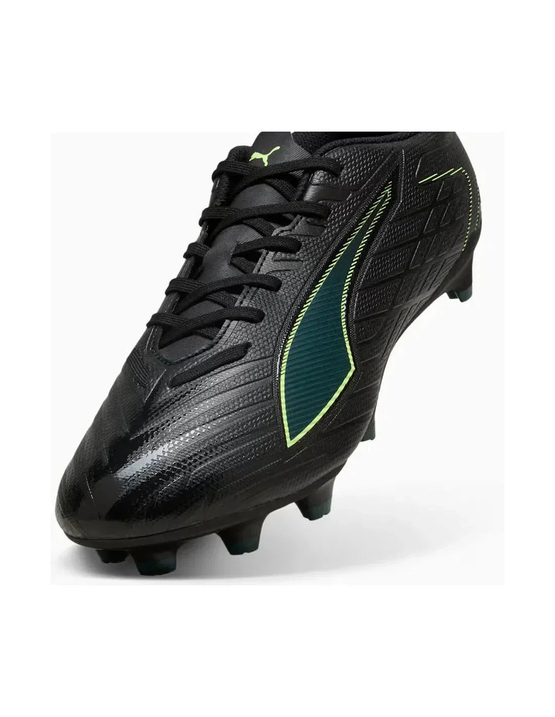 Puma Ultra 6 Play FG/AG Football Boots Unisex - Puma Black/Green shoes Puma