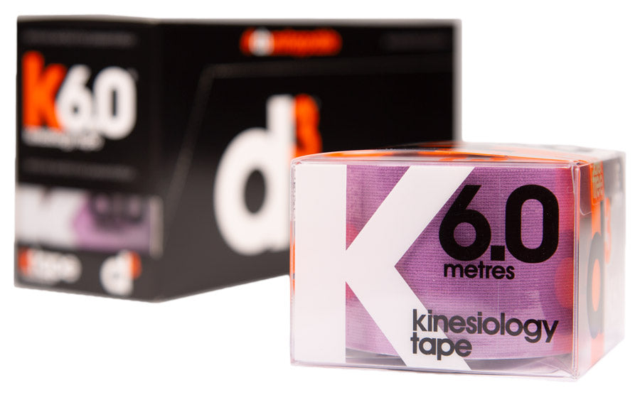 D3 K6.0 Kinesiology Tape (Purple), front view