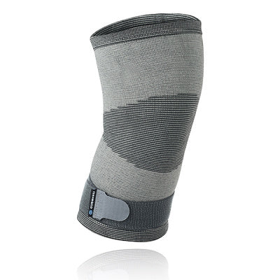 Rehband QD Knitted Knee Sleeve Grey, back view
