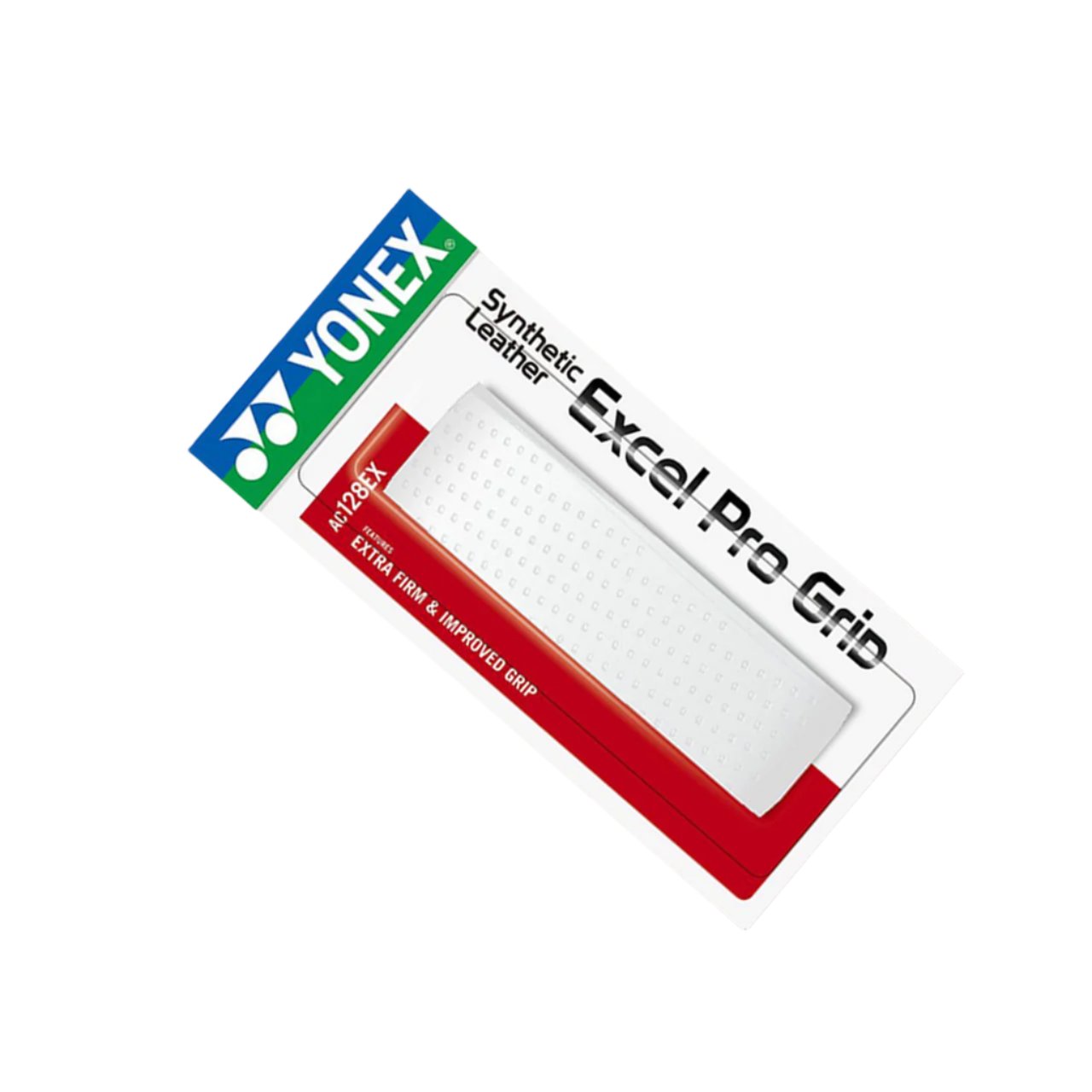 Yonex AC128EX Excel Pro Leather Grip (Single) White Single Clearance Yonex